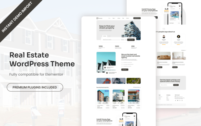 Housy - Real Estate WordPress Theme