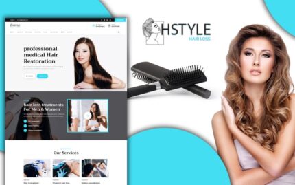 Hstyle Beauty Salon Landing Page HTML5 Template