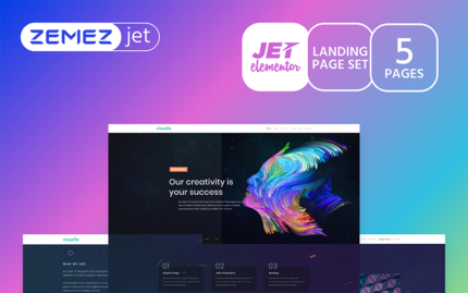 Imprezza - Creative Mondrianism - Jet Elementor Kit