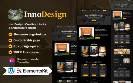 InnoDesign - Creative Interior & Architecture Theme