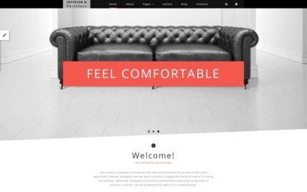 Interior and Furniture Joomla Template