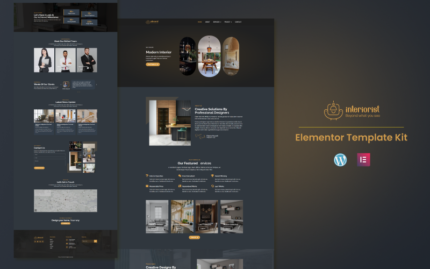 Interiorist -  Buy and Sell Property Ready to Use Elementor  Kit