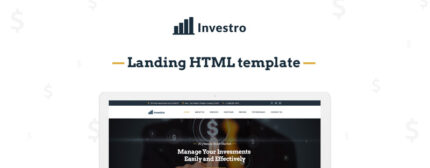 Investro - Investment Company HTML5 Landing Page Template - Features Image 1