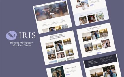 Iris - Wedding Photography WordPress Theme