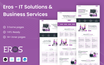 IT Solutions And Business Services Multipurpose Responsive Template