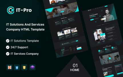 ITpro – IT Solution & Service Company HTML5 Template