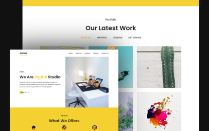 Jaras - Digital Studio HTML Template