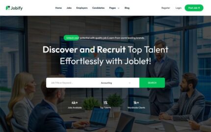 Jobify - Job Board, Freelance Market HTML Template