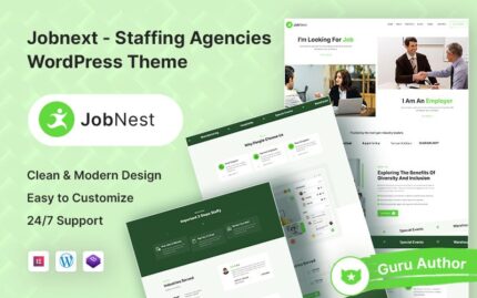 Jobnest – Job Board & Auctions WordPress Theme