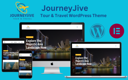 JourneyJive - Tour & Travel Elementor WordPress Theme