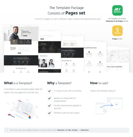 Justicon - Lawyer Elementor Jet Kit - Features Image 1