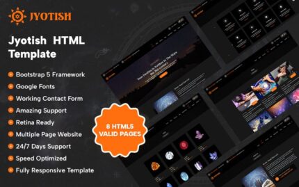 Jyotish Responsive HTML Template