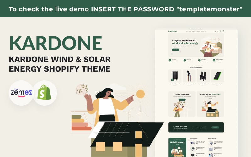 Kardone Wind & Solar Energy eCommerce Theme