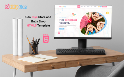 Kiddyfun - Kids Toys Store and Baby Shop HTML5 Template