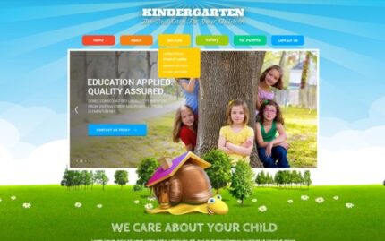 Kids Land Bootstrap Website Template