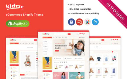 Kidzze - Kids Clothing & Toys Store Shopify Theme