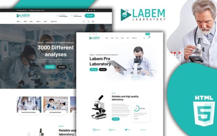 Labem Laboratory And Medical Equipment HTML5 Template