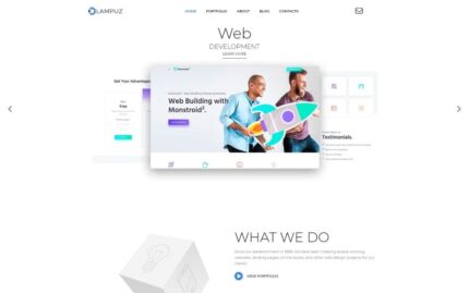 Lampuz - Web Development Multipurpose Animated WordPress Elementor Theme