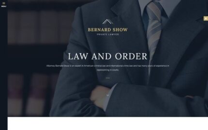 Lawyer Joomla Template