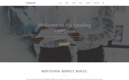 Legalux - GDPR Agency Joomla Template