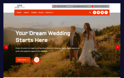 Legec - Portfolio Photo Gallery,  Wedding WordPress Theme