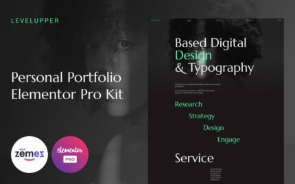 Levelupper - Web Portfolio Elementor Kit