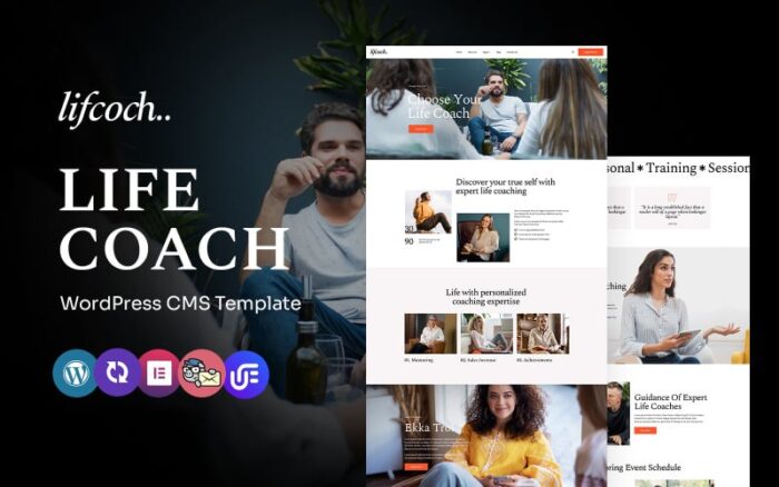 lifcoch - Life Coaching Multipurpose WordPress Elementor Theme