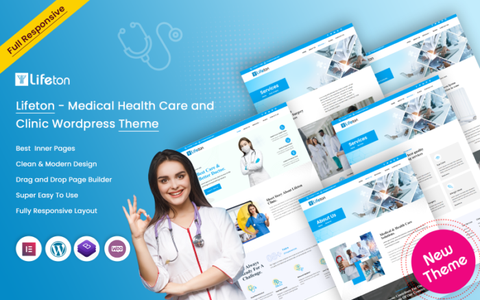 Lifeton - Medical Health Care and Clinic WordPress Theme