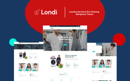 Londi - Laundry Service & Dry Cleaning WordPress Theme