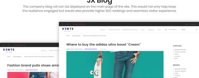 Vente - Shoes Store Clean Bootstrap Ecommerce PrestaShop Theme - Features Image 10