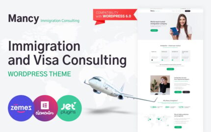 Mancy - Immigration and Visa Consulting WordPress Theme