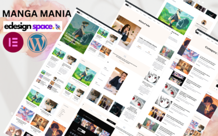 Manga Mania  - Anime and Manga WordPress Theme