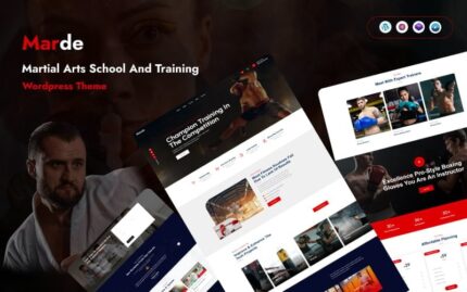 Marde - Martial Arts School And Training WordPress Theme