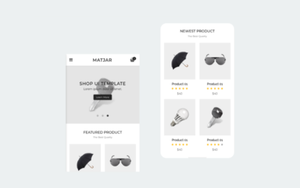 Matjar - Minimalist UI eCommerce Mobile Template