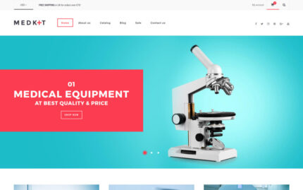 Medical Equipment Responsive Shopify Theme