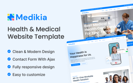 Medikia - Health & Medical HTML 5 Template