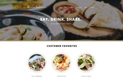 Mexican Restaurant - Mexican Restaurant Elegant Joomla Template