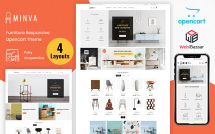 Minva - Multipurpose Furniture Store OpenCart Template