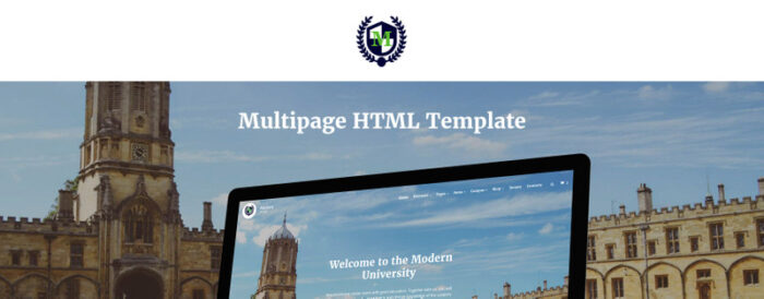 Modern University - University Or High-School Multipage Responsive  HTML Website Template - Features Image 1