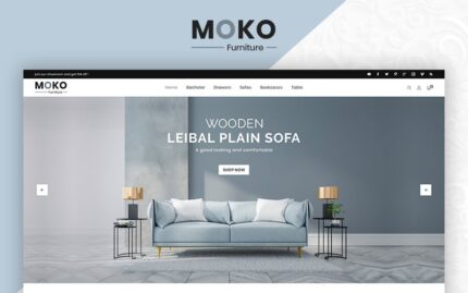 Moko Furniture Clean Store OpenCart Template