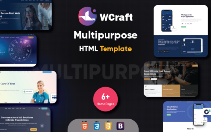 Multipurpose HTML Template - Versatile Website Design for Any Business