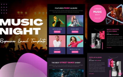 Music Night – Multipurpose Responsive Email Template