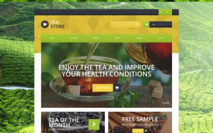 Naturally Grown Tea Magento Theme