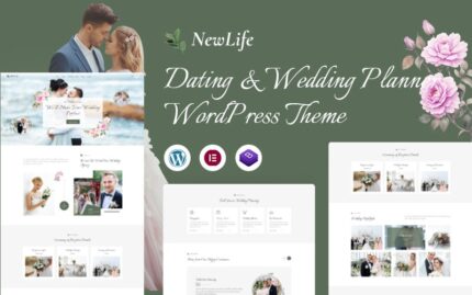 Newlife – Dating & Wedding Planner WordPress Theme