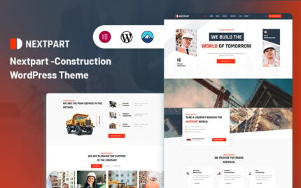 Nextpart - Construction WordPress Theme