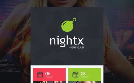 Night Club Responsive Newsletter Template