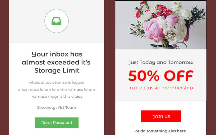 Notifyer - 10 Notification email Newsletter Template