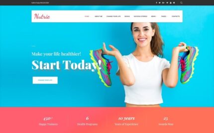 Nutrie - Health Coach WordPress Theme