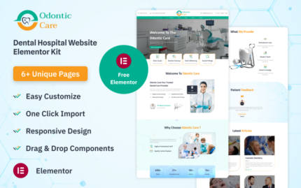 Odontic Care Dental Hospital WordPress Website