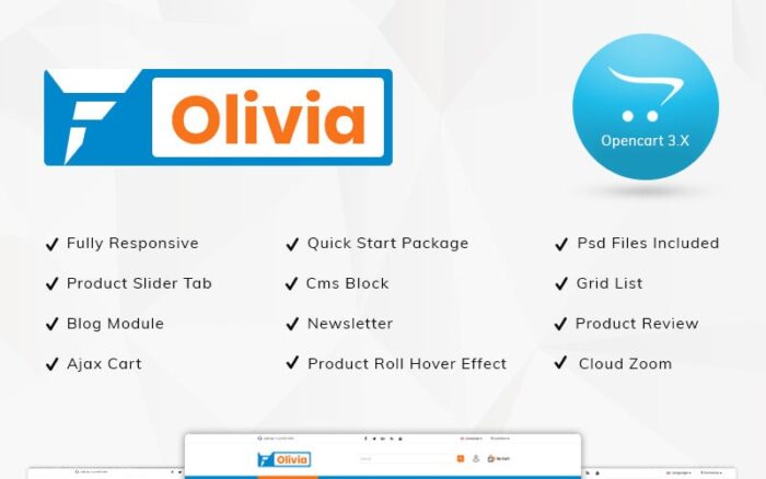 Olivia Mega Store OpenCart Template